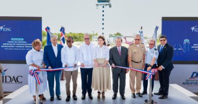 IDAC, DA y FARD inauguran torre de control y sistema de balizamiento de pista en la Base Aérea de San Isidro